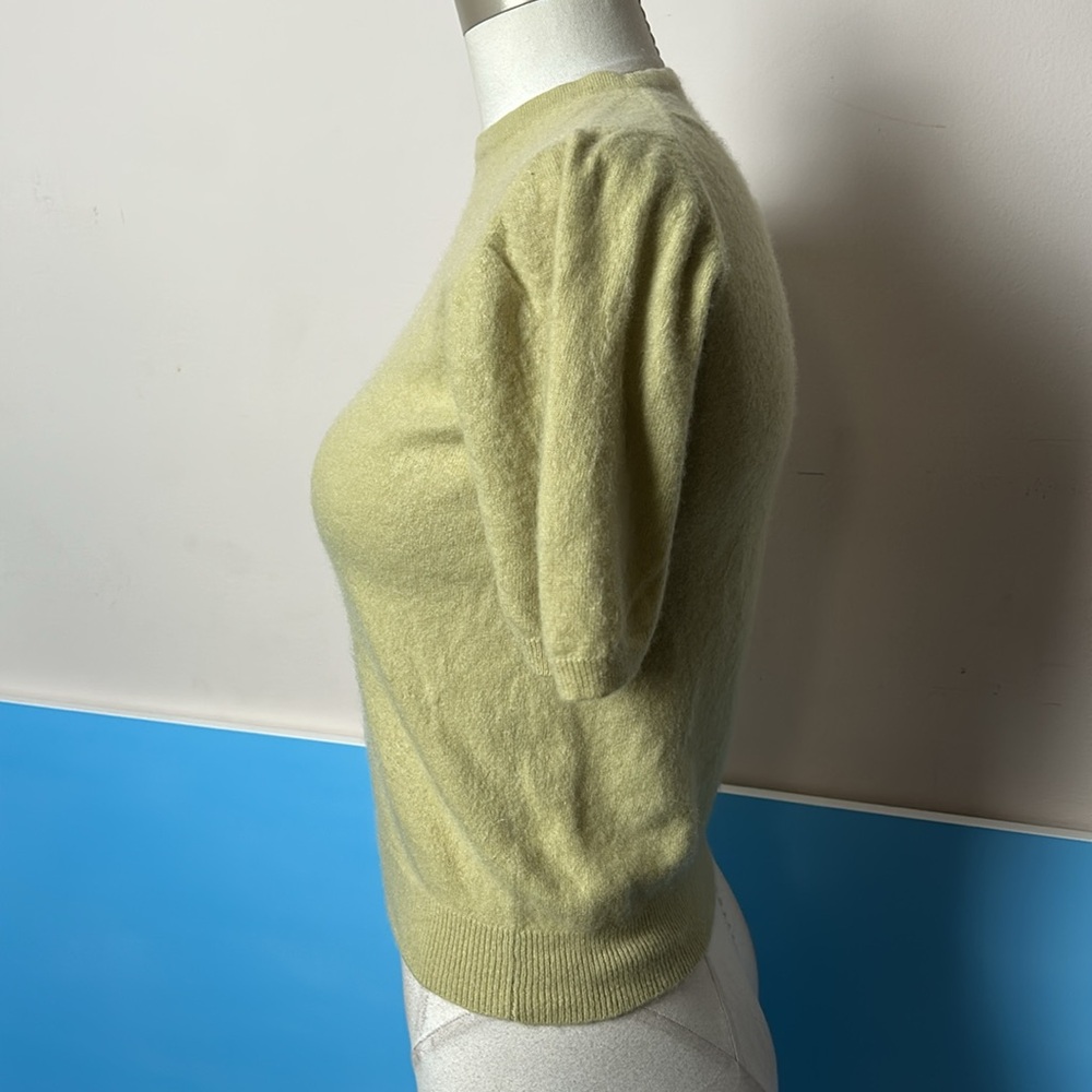 Sutton Studio Light Green Cashmere Twinset - Picture 8 of 15